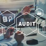 Audit for business, concept with icons